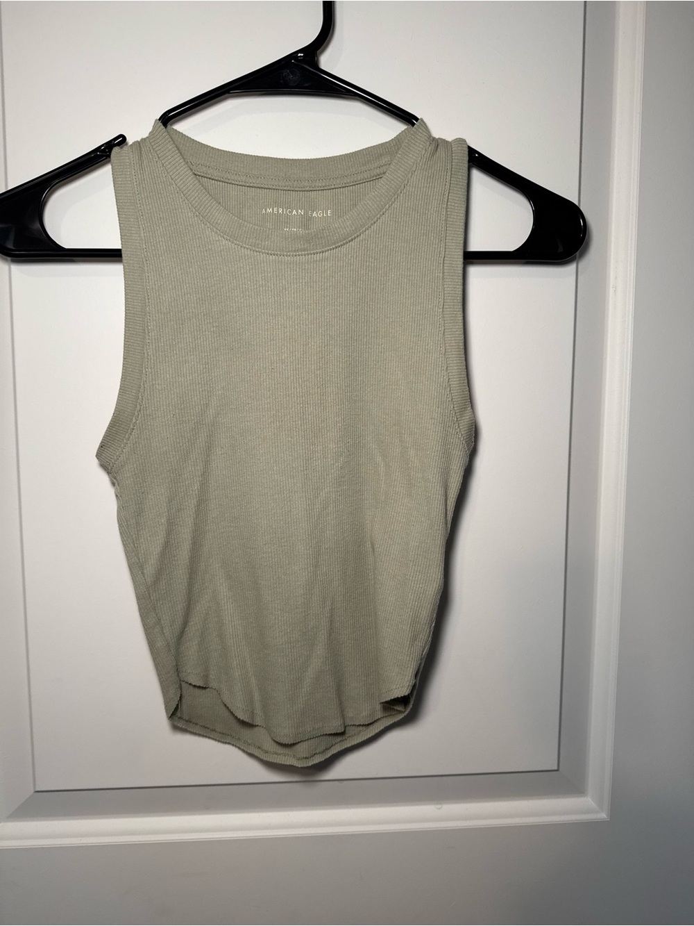 American Eagle Outfitters Light Sage Ribbed Tank